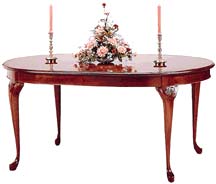 cherry dining tables oval bent rim